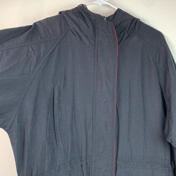 Outdoors Summit Anorak black multi pocket hooded utility weather rain jacket EUC - Picture 4 of 16
